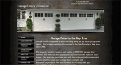 Desktop Screenshot of garagedoorsunlimited.com